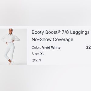 Booty Boost No-Show Cover in White